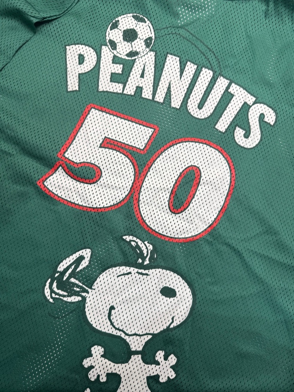 Peanuts Green Mexico Snoopy Soccer Graphic Jersey - Picture 3 of 5